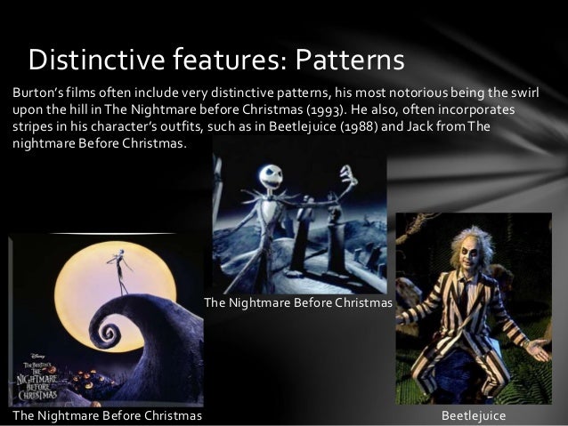 auteur study tim burton nightmare before christmas composer