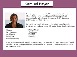 - Canted camera angles are used which I have print screed an example of above, the shot is rotated to it’s side, this creates confusion for the audience but it also looks; creative and arty as Cunningham has used editing software to create a TV image with bad signal which mesmerises the audience. As well as canted camera angles Cunningham uses nearly all hand held camera work as this creates the illusion of; chaos, thrill and excitement.-This particular video by Cunningham is incredibly entropic as it contains main unsuspecting imagery in a music video.  What makes this video so entropic is it contains main shocking Elements which include; an old lady, evil spirit on the TV who then with special effects make up comes out of the TV and transforms in a gaunt creature and finally children are represented as demon which is scary but instead of just being scary child Cunningham has morphed everyone to look like the Aphex Twins.    