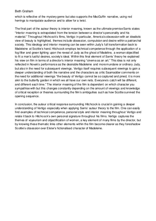 Auteur theory examples image