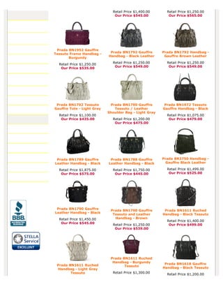 Prada Bag Prices