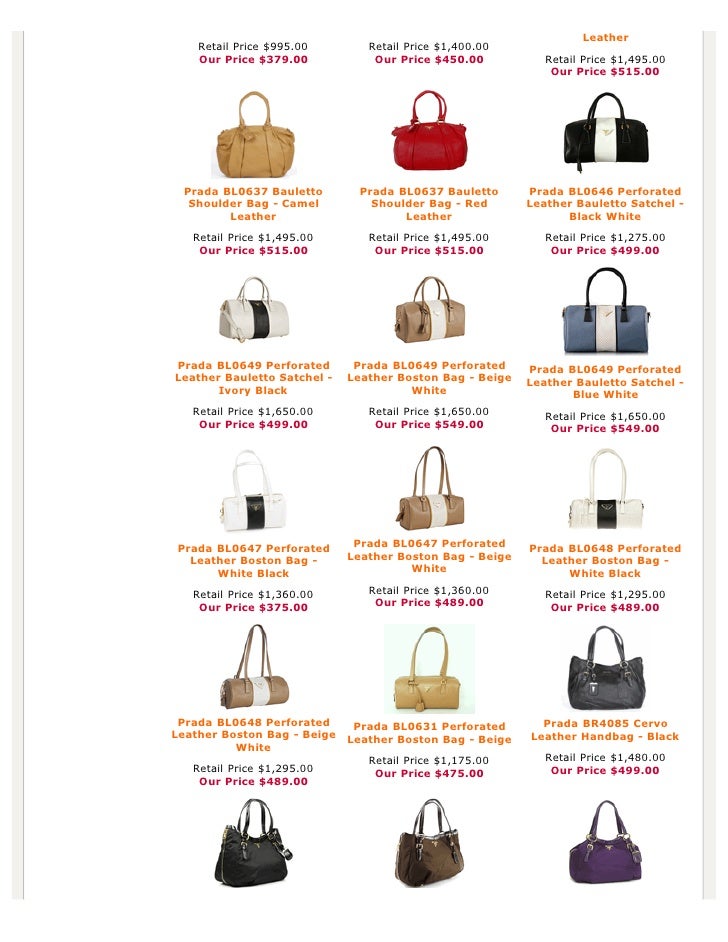 red leather prada handbag