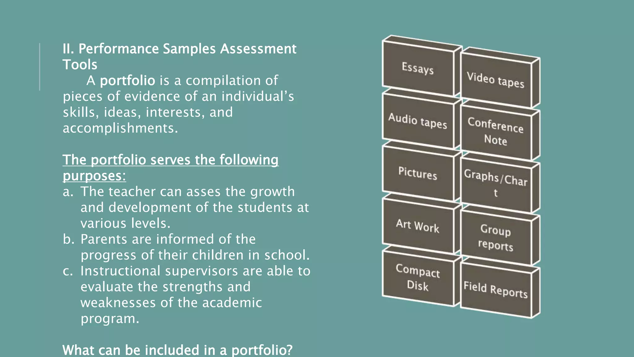 Authentic Assessment Tools | PPTX