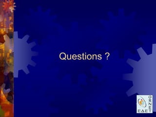 Questions ?
 
