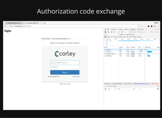 Authorization code exchange
 