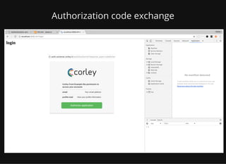 Authorization code exchange
 