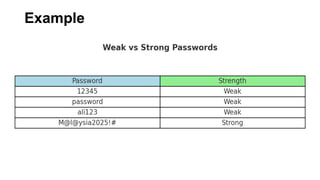 Authentication Mechanisms in information security | PPTX