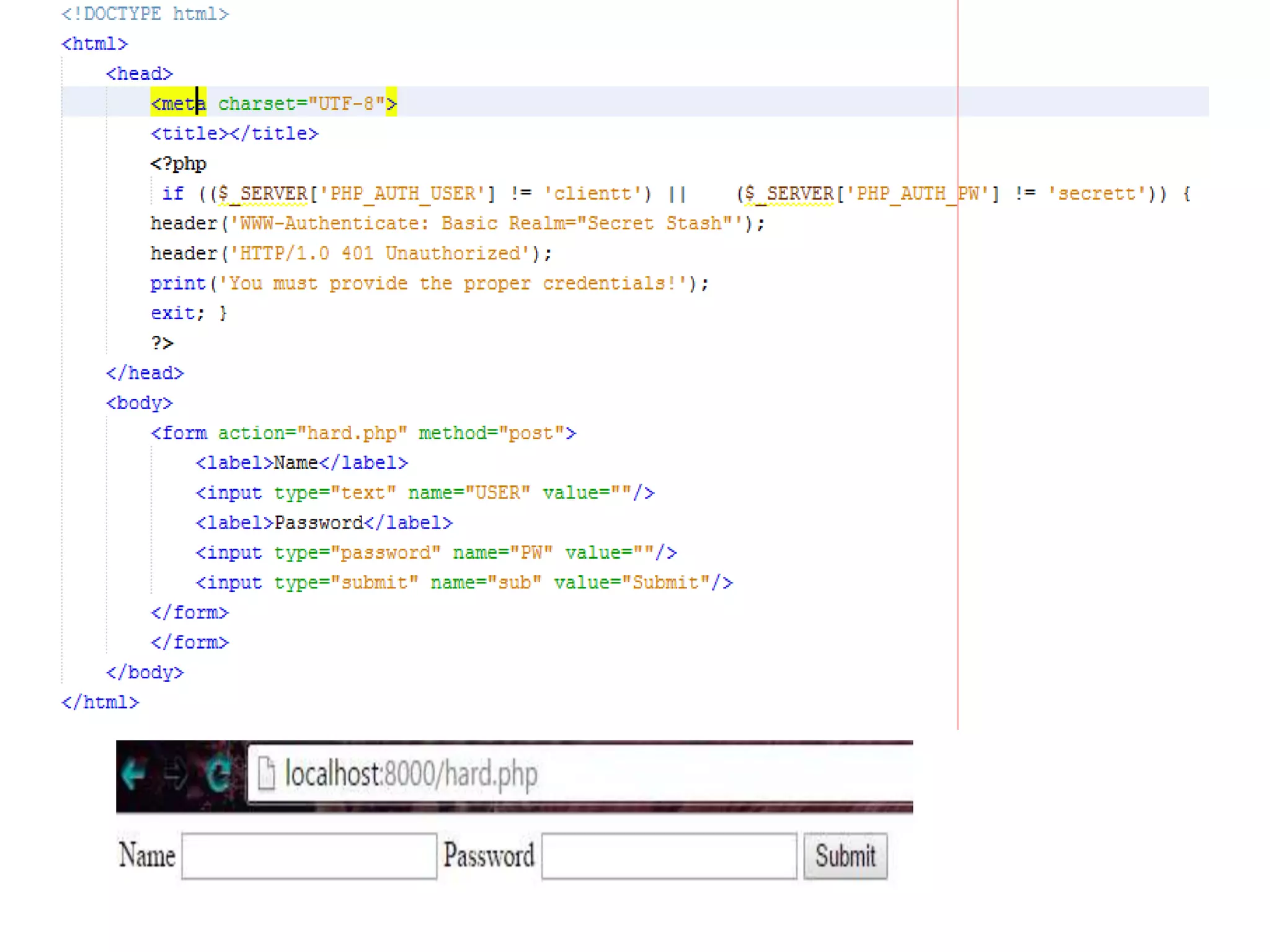 Authentication methods