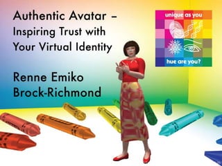 Authentic Avatar – inspiring trust with your virtual identity 