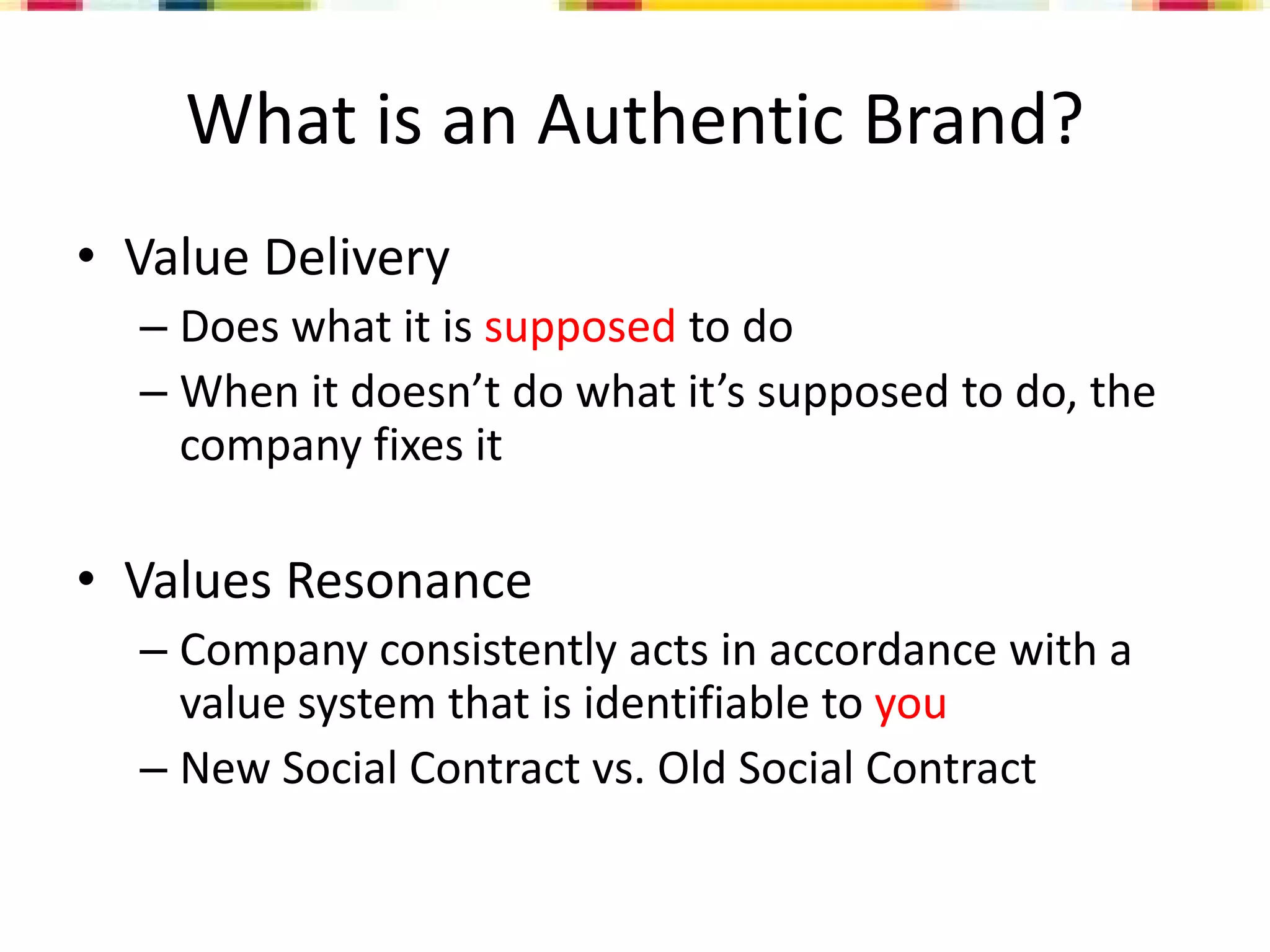 Authentic Brands, Design Thinking and Wicked Problems