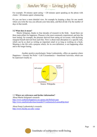 Authentic happiness formula | PDF