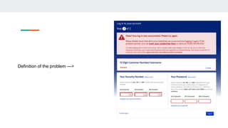 Definition of the problem --->
 