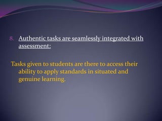 Authentic learning presentation1 | PPTX