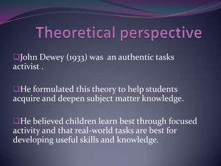 Authentic learning presentation1 | PPTX
