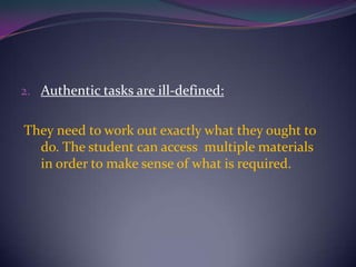 Authentic learning presentation1 | PPTX