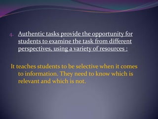 Authentic learning presentation1 | PPTX