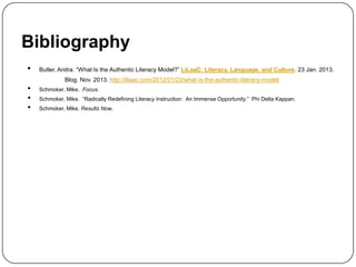 Authentic literacy | PPTX