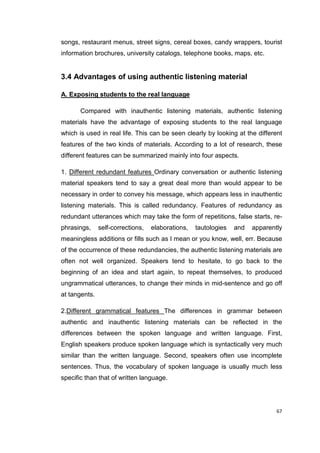 Reading Material: Authentic Materials in Vocabulary Teaching | PDF