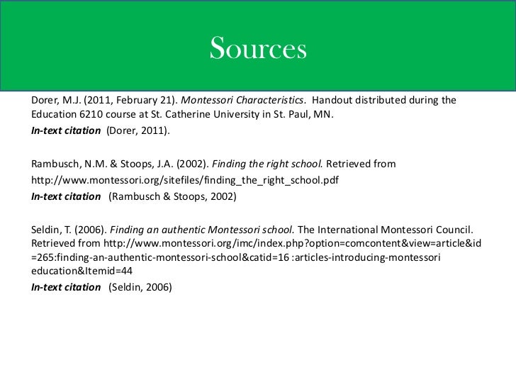 Authentic Montessori Powerpoint Authentic Montessori Powerpoint