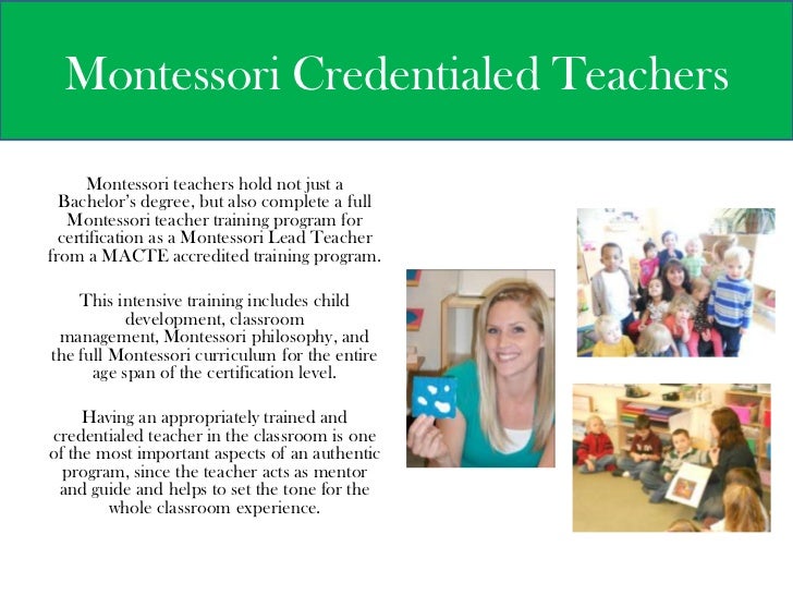 Authentic Montessori Powerpoint