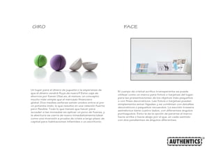 GIRO FACE 
Un lugar para el dinero de juguete o la esperanza de 
que el dinero vendrá fluye de nuevo? Esta caja de 
ahorro...