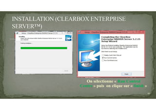 On sélectionne « Run Control
Centre » puis on clique sur « finish »
10
 