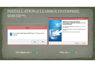 On clique sur « Oui » Puis sur « Next »
7
 