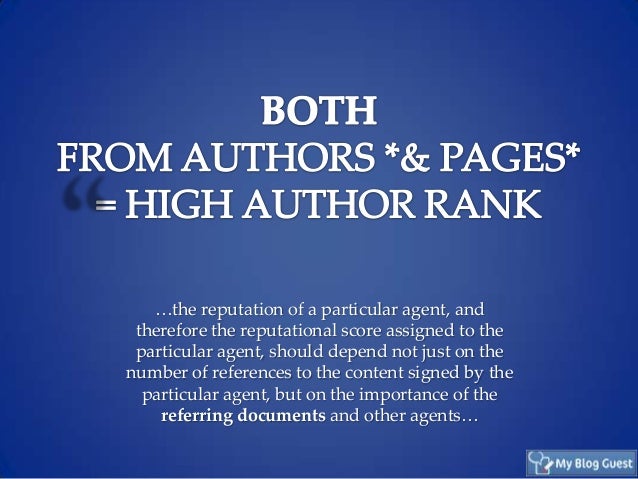 Author Rank and Guest Blogging Slide 4