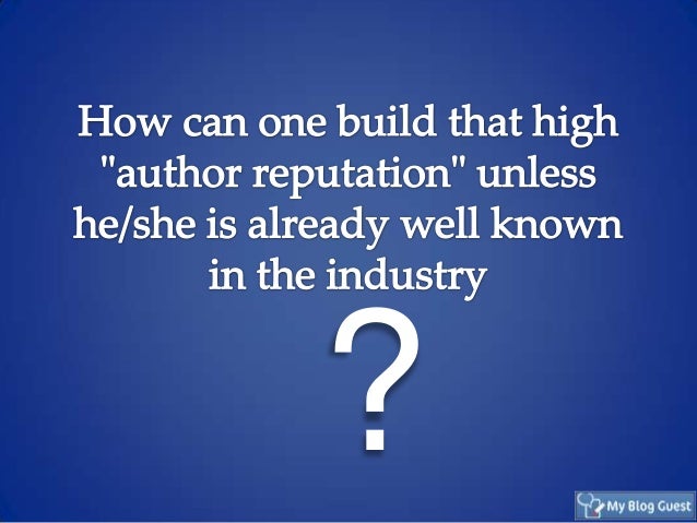 Author Rank and Guest Blogging Slide 6