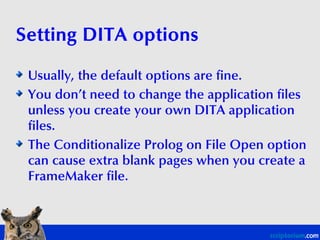 Authoring Dita In Frame Maker