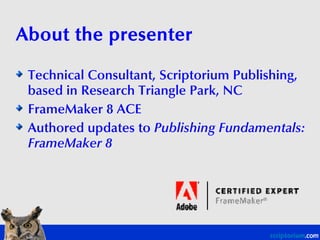 Authoring Dita In Frame Maker