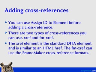 Authoring Dita In Frame Maker