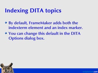 Authoring Dita In Frame Maker