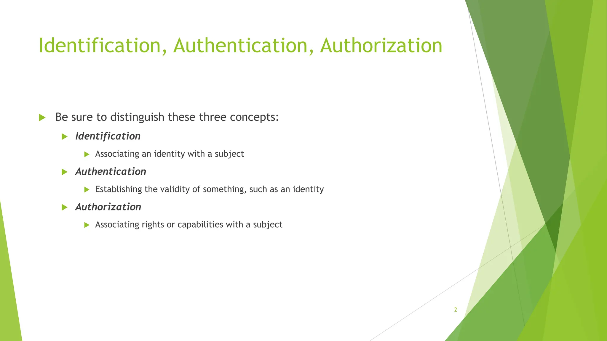 Authorization and Authentication.pptx | Operating Systems | Computer ...