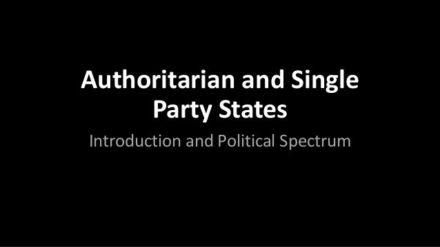 Single party weimar