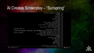 AI Creates Screenplay – “Sunspring”
 