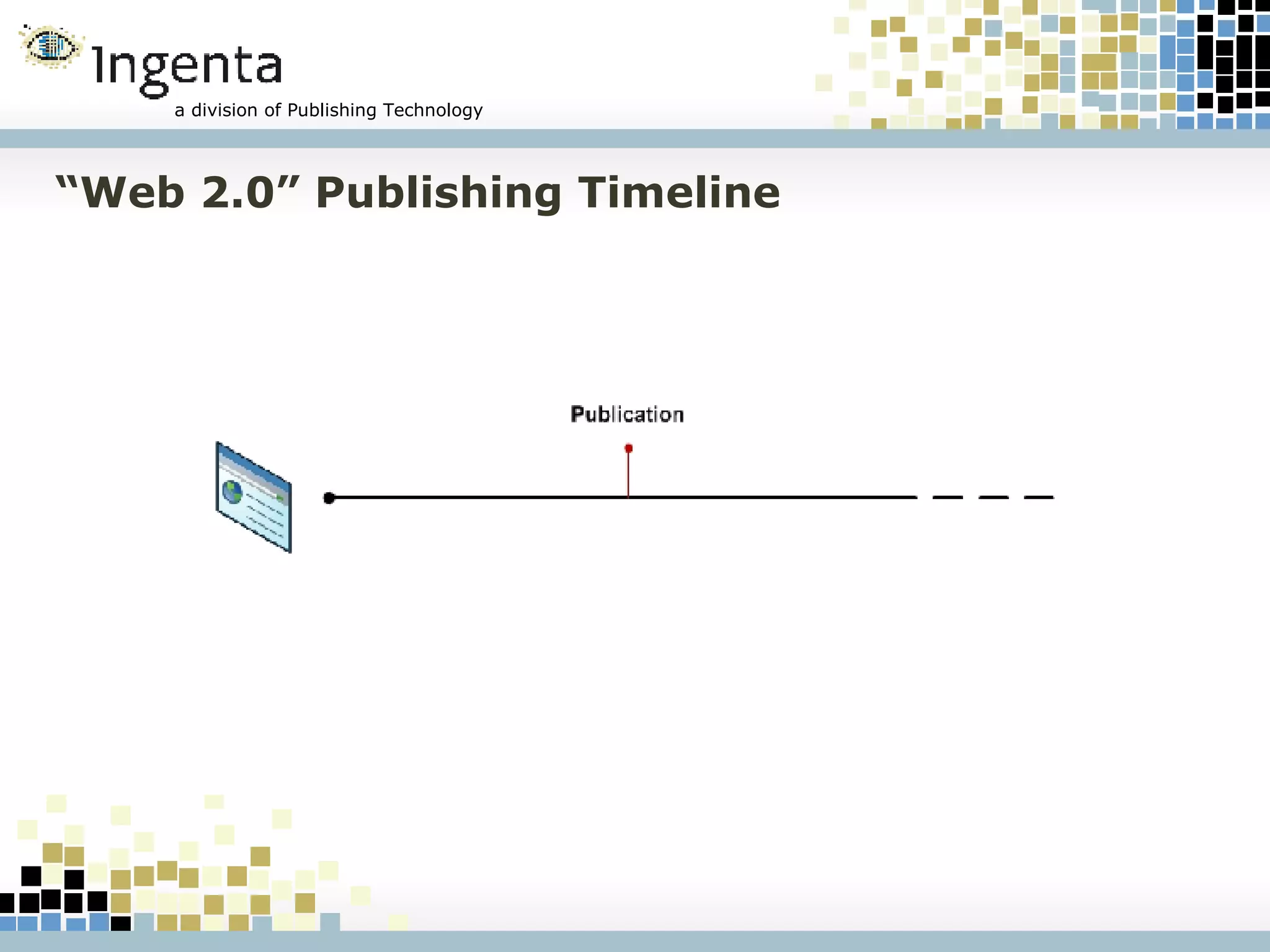 “Web 2.0” Publishing Timeline