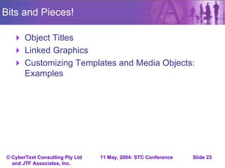 Author-It Tips And Tricks