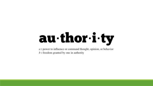 Image result for picture and definition of authority
