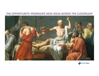 THE OPPORTUNITY: PROPAGATE NEW IDEAS ACROSS THE CLOVERLEAF 




 19 
 