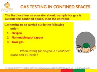 Authorized Gas Tester for all workplaces | PPTX