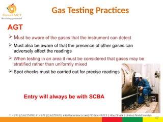 Authorized Gas Tester for all workplaces | PPTX