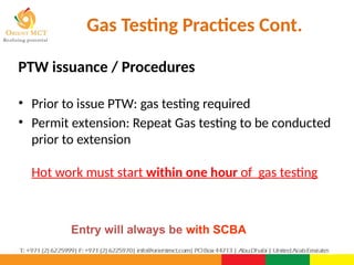 Authorized Gas Tester for all workplaces | PPTX