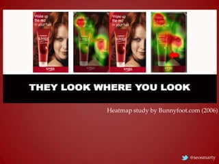 Heatmap study by Bunnyfoot.com (2006)

@seosmarty

 