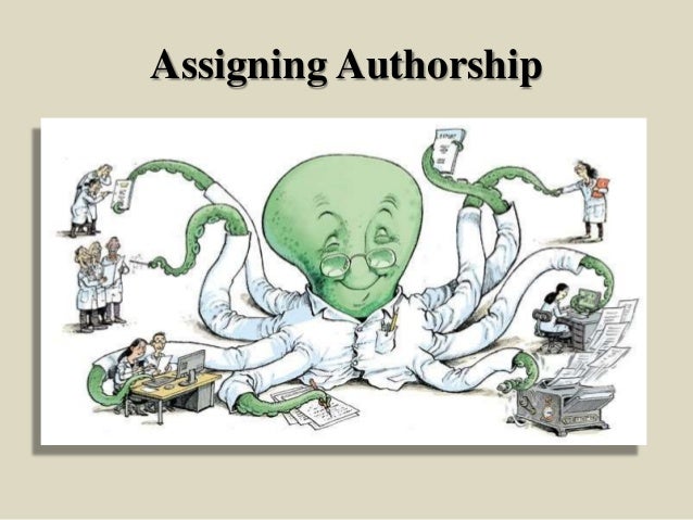 Authorship Of Research Papers