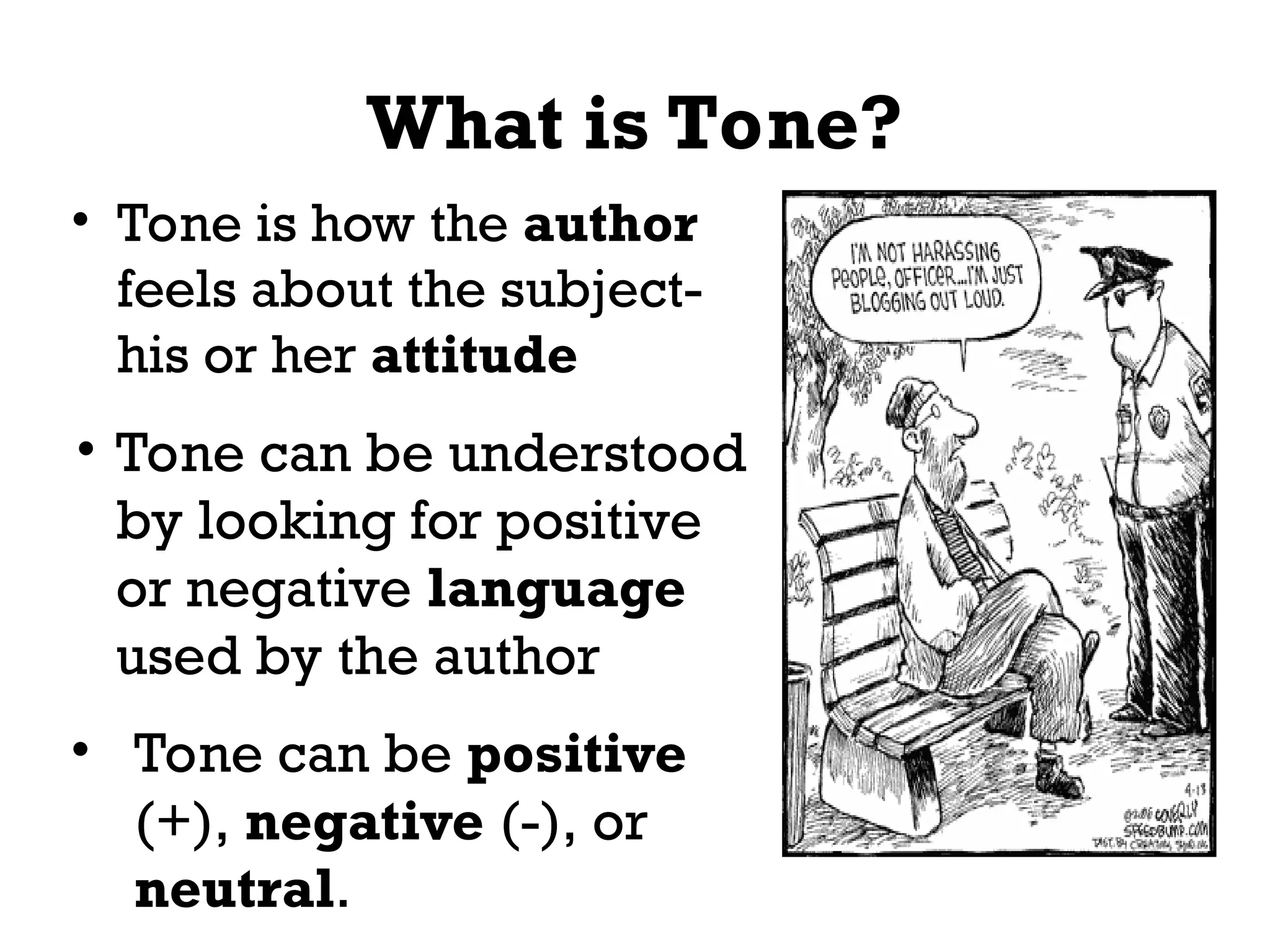Understanding Author's Mood and Tone PowerPoint | PPT