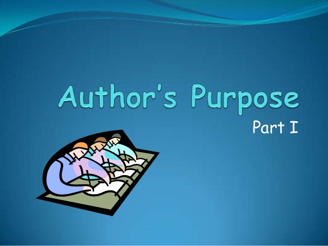 Author S Purpose