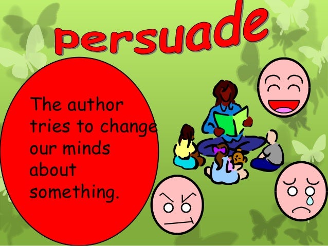 Author's purpose for Second Graders