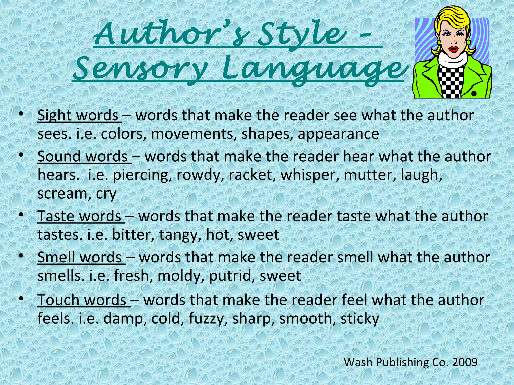 When A Reader Evaluates An Author's Style The Reader Author’s style | PPT