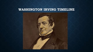 WASHINGTON IRVING TIMELINE
 