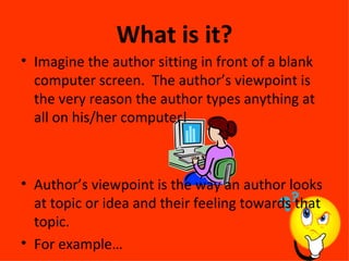 Authors+viewpointobservationfinalcopy | PPT